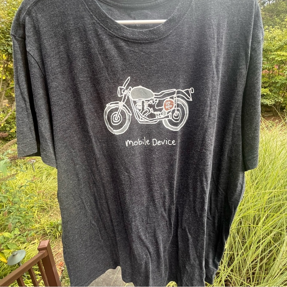 Life Is Good Motorcycle T-Shirt